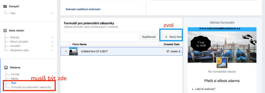 Sbírání email kontaktů na&nbsp;Facebooku