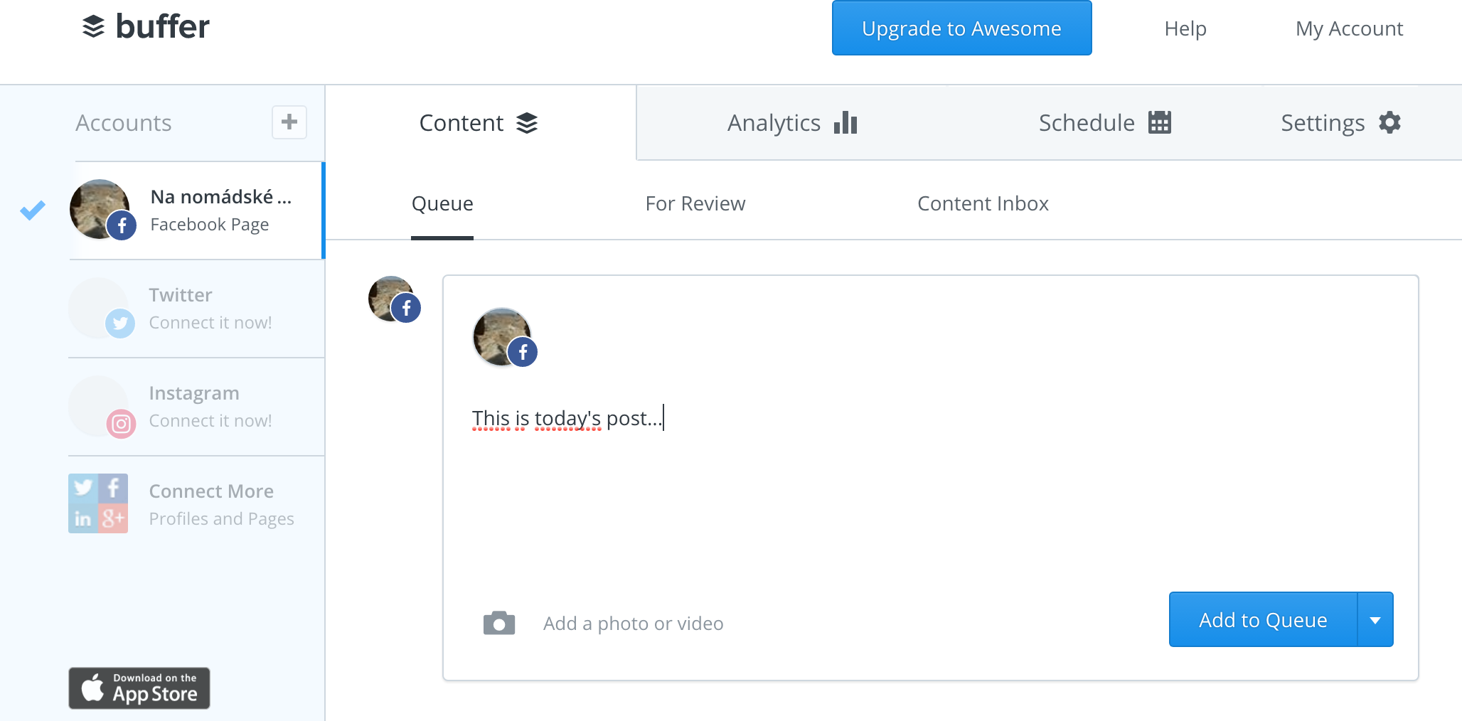 Plánuj v&nbsp;buffferu