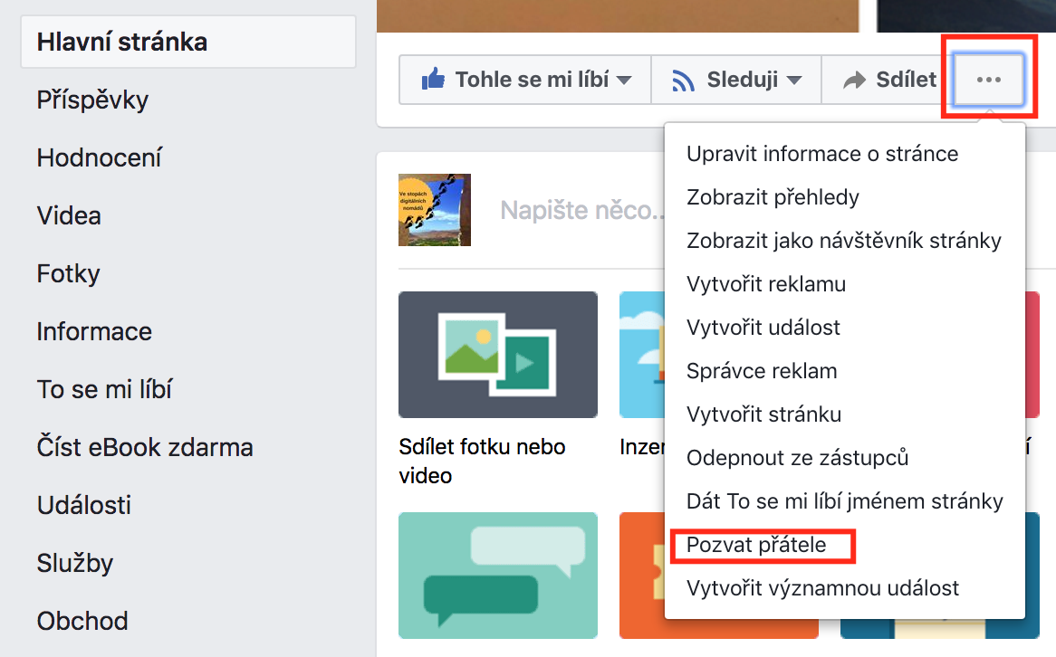 Posílej si s&nbsp;kamarády vzájemně přátele na&nbsp;fanpage - ale jen ty, co fakt mohou mít zájem