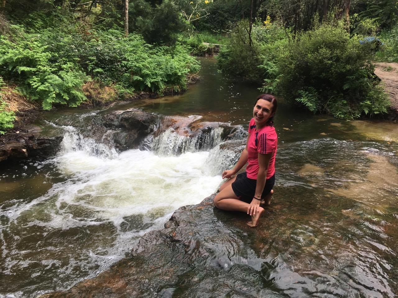 Privátní vířivka v Kerosene Creek