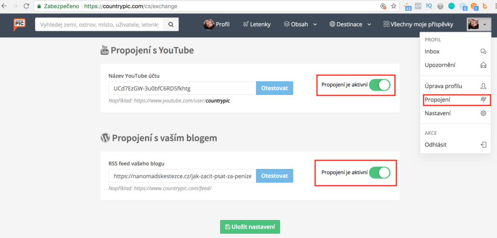 propagovat jako travel bloger