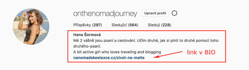 propagovat jako travel bloger