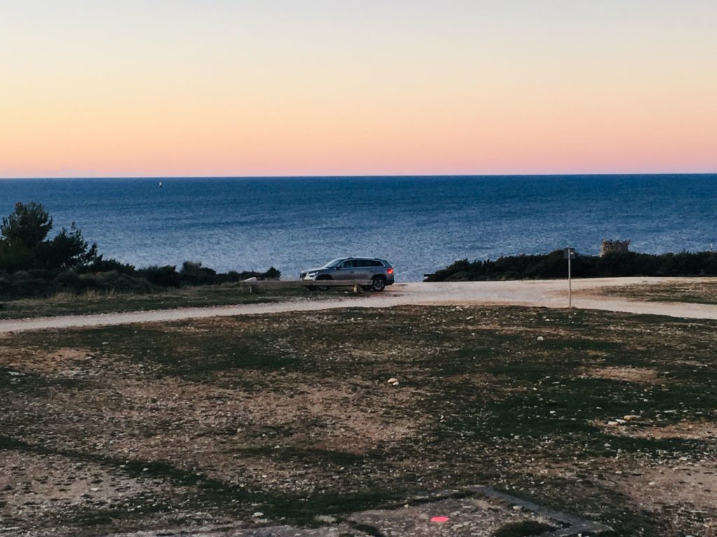 Chorvatsko v&nbsp;zimě - východ slunce na&nbsp;Kamenjaku