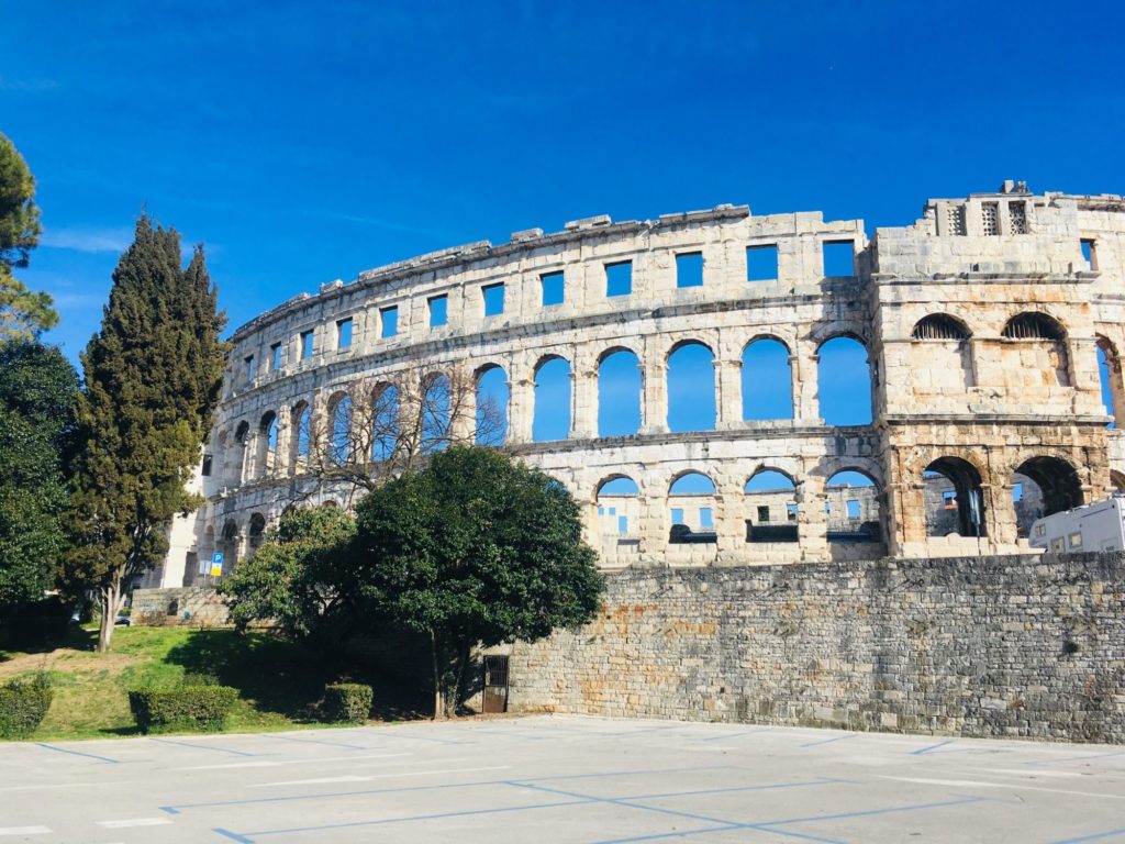 Chorvatsko v&nbsp;zimě - Pula Arena